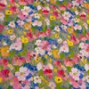 Tela Impresa de Algodón 100% 60S en Stock, Tela Impresa Estilo Pastoral Óleo para Vestidos, Faldas y Camisas de Mujer