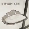 Hamaca para Gatos Influencer Ventana de Vidrio Suministros para Gatos Juego Completo Cama para Gatos Transparente tipo Cápsula Espacial Colgante de Ventosa Mascota