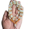 Cuerda Colgante Natural de Jade Afgano Cordón Cadena de Suéter Colgante Cordón Suministro al por Mayor para Transmisión en Vivo