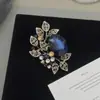 Broche Retro de Hojas de Olivo Europeo y Americano, Pin de Lujo de Alta Gama para Mujer, Accesorio Elegante y Sofisticado para Traje