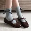 Sapatos Mary Jane estilo retrô francês de balé para mulheres, novo modelo 2026, versátil, confortáveis, adequados para o trajeto e uso casual, sapatos baixos rasos de sola única