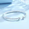 Pulsera de Perlas Retorcidas de Plata Pura 999 para Mujer, Estilo Juvenil, Nuevo Modelo 2026, Delgada y Versátil, Pulsera de Plata Pura, Regalo para Novia