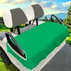Cojín para Asiento de Carrito de Golf, Cojín Antideslizante, Funda para Asiento de Coche Turístico, Fácil de Limpiar, a Prueba de Polvo, Cojín Manta de Toalla de Color Sólido