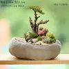 Oferta Especial con Envío Gratis: Maceta Grande para Suculentas, Maceta de Cerámica Gruesa Hecha a Mano con Flor Pellizcada, Maceta para Suculentas de Decoración para el Hogar