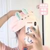 Gorro para Cabello Seco Sombrero de Secado Rápido Toalla para Dedos Dibujo Animado Lindo Estilo Ins Estilo Coreano Orejas de Conejo Niñas Adulto Suave Absorbente