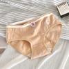 Venta al por mayor Estilo Femenino Algodón para Bebé Ropa Interior para Mujer Bordado con Letra C Cómodo y Transpirable Sin Entrepierna Algodón Antibacteriano 5A Triángulo