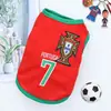 Ropa para Mascotas para Verano: Ropa para Gatos y Perros, Jerseys del Equipo Francés, Chalecos para Fans, Envío Directo de Fábrica