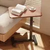 Escritorio de computadora móvil ajustable para apartamentos de alquiler, mesa auxiliar para sofá, mesa plegable para el hogar, escritorio de estudio, mesita de noche pequeña