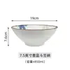 Conjunto de Tigelas e Pratos Azul Escuro, Pratos e Tigelas Estilo Japonês, Louças para Atacado, Tigelas de Arroz, Louças de Cerâmica, Tigelas de Sopa Domésticas, Tigelas com Duas Alças