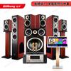 Conjunto de cine en casa Qisheng, amplificador de potencia 5.1 de alta potencia, decodificación dual, DTS Fever Class HIFI, conjunto completo de potencia 7.1