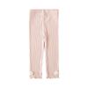 Leggings infantis Wulibuyi Primavera e Outono novo calça infantil de lã com flor de renda calça casual para meninas