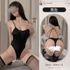 Lin linting lencería sexy sexy mameluco de entrepierna abierta pijamas de tentación caliente para mujer traje de pasión de agua muerta 8022