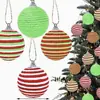 Decoração de Árvore de Natal de Novo Produto Transfronteiriça Decoração Feita à Mão Presente Pendurado Corda de Algodão Bola de Natal Pequeno Pingente Pingente de Atmosfera Festiva
