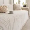 Manta de Chenilla para Sofá Estilo Crema Universal Four Seasons Cubierta Completa de una Pieza Tela para Funda de Sofá 2026 Nuevo Cojín de Asiento Antideslizante