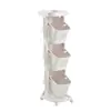 Nuevo Estante de Almacenamiento Hueco Carrito Pequeño Gabinete para Espacios Estrechos Baño Cesta para Ropa Sucia Estante de Almacenamiento Cocina Estante para Verduras Carrito Pequeño