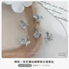 Acessórios de Nail Art Borboleta Zircônia Novos 2026, Laço Prateado Brilhante de Luxo, Pedras de Strass Açúcar de Gelo, Decorações de Unha Usáveis
