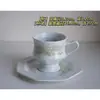 Juego de Tazas de Café Retro Jingdezhen Estilo Europeo Pequeña Taza de Cerámica de Lujo Creativo Pastoral Juego de Té de la Tarde Té Floral