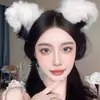 Tiara de Orelhas de Gato Tiara Renda Máscara de Olho Gola com Sino Atmosfera Raposa Sexy Natal