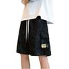 2025 Novos Shorts Masculinos Verão Finos Soltos Versátil Casual Cargo Calças Camufladas Americano Retrô Shorts Comprimento do Joelho