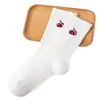 Calcetines para Mujer 2026 Nuevos Populares Lindos Primavera y Verano Delgados Cómodos Transpirables Anti-Olor Estudiante Dibujos Animados Calcetines de Tubo Medio