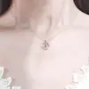 Pena Leve Fada Gentil Estilo Chinês Celebridade da Internet Mesmo Estilo Estilo Pequeno Cheiroso ins Estudante Namorada Colar Feminino Presente para Duas Pessoas