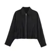 Comercio Exterior 2026 Otoño Nuevo Moda Europea y Americana Chaqueta Abrigo con Cuello Polo Traje de Pantalón Largo Casual para Mujer