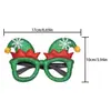 Gafas Navideñas Papá Noel Muñeco de Nieve Cuernos de Reno Monturas de Gafas Suministros de Decoración para Fiestas Infantiles Gafas Navideñas al por Mayor