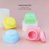2g/5g/20g estilo japonês macaron escovado garrafa de óleo para unhas tanque vazio caixa de subembalagem de gel de óleo para unhas creme garrafa máscara tanque