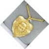 Explosões Transfronteiriças Latão Banhado a Ouro Fosco Pingente Maitreya Feminino Galvanizado Ouro Imitado Primeira Joia Entidade E-commerce Fornecimento