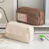 Estuche Transparente de Gran Capacidad con Bolsa para Bolígrafos Tapa de Leche para Estudiantes de Primaria Diseño Multifuncional Transfronterizo Bolsa de Almacenamiento de Papelería Simple