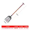 Pá grande de ferro com cabo em T, cabeça plana para limpar esterco, pá de carvão de cabeça quadrada, aço carbono, pá de placa espessa ampliada, pá de aço alargada, pá de ferro
