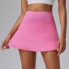 Minifalda Deportiva Minimalista para Mujer, Falda-Pantalón de Corte A de Secado Rápido, Alta Elasticidad, Anti-Exposición, En Stock, para Fitness al Aire Libre, Bádminton, Tenis