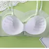 Comércio Exterior Camisola de Seda de Gelo Sem Costura Costas Bonitas Colete Pequeno para Mulheres com Bojos Amigo da Pele Respirável Bandeau Camada Base Sutiã com Fecho nas Costas para Mulheres