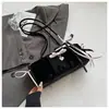 Bolsa Pequena Estilo Coreano Fashion com Laço para Axila para Mulheres 2025 Nova Moda Bolsa Baguete de Grande Capacidade Bolsa de Ombro de Alto Padrão