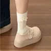 Elegantes Zapatos Cerrados de una Sola Correa 2026 Zapatos Slip-On de Moda Europeos y Americanos para Combinar con Faldas Versátiles Zapatos Mary Jane
