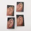 E13305 Pendientes Transfronterizos de Gama Alta, Simples, Compactos y Exquisitos, Una Fila de Pedrería, Pendientes de Moda y Versátiles de Tendencia
