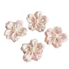 Pin Lateral Estilo Niche de Gama Alta con Pasador Rosa Flor de Cerezo, Pinza para el Cabello con Flor de Satén y Perla, Estilo Femenino y Suave, Accesorio para el Cabello