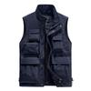 Chaleco Casual para Hombre Transfronterizo Impermeable para Exterior Fotografía de Secado Rápido Casual Talla Grande Multibolsillos Chaqueta Chaleco