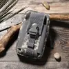 Bolsa Vertical de Lona Transfronteriza para Teléfono Móvil, Riñonera Deportiva, Bolsa Táctica Multifuncional, Riñonera Camuflada para Cinturón, Billetera