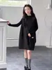 Nueva colección de otoño e invierno: conjunto de ropa para niñas, que incluye una camiseta de punto y un vestido de lunares, perfecto para niñas pequeñas