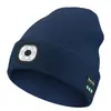 Chapéu de Inverno e Outono Popular Transfronteiriço Novo Modelo Privado Recarregável e Lavável com Iluminação LED e Fones de Ouvido Bluetooth Chapéu Musical