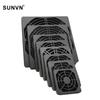 Ventilador de refrigeración SUNVN tres en uno red antipolvo ventilador de flujo axial filtro de plástico cubierta de red protectora 120 fabricantes en stock