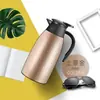 Tetera Aislada de Acero Inoxidable 304 al por Mayor para Uso Doméstico, Tetera de Agua Caliente de Gran Capacidad, Tetera de Agua al Vacío, Termo Botella de Agua Caliente, Bienvenido