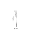 Juego de Cuchillo, Tenedor y Cuchara de Acero Inoxidable 304, Cubiertos Engrosados 1010, Cuchillo y Tenedor para Steak Estilo Occidental, Cuchara para Café y Cuchara de Postre para Uso en Hotel y Hogar