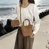Nova Bolsa de Mão Pequena de Verão 2026 para Mulheres, Bolsa Saco Casual para o Dia a Dia, Bolsa Cesta de Ombro Cruzada