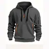 Europa e Estados Unidos transfronteiriço primavera e outono novo suéter moletom pulôver moda estilo esportivo casaco moletom com capuz masculino