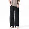 Oferta especial para ventas de alto volumen: Pantalones Casuales Negros de Verano 2026 para Hombre, Pantalones de Pierna Recta, Nuevos Pantalones de Talla Grande para Hombre de Corte Holgado