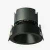 Foco LED exclusivo transfronterizo con alto IRC, luz empotrada de 75 mm de corte, 98 IRC, sin luz secundaria, antideslumbrante, luz empotrada de espectro completo