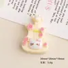 Accesorios de Resina DIY de Dibujos Animados, Gato Guitarra Pegamento de Crema Pasador de Pelo, Funda de Teléfono, Hebilla de Zapato, Llavero, Accesorios de Colgante