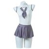 Divertida Falda Plisada Ropa Interior Mujer Sexy Uniforme JK Tentación Pasión Traje Puro Lindo Estudiante Falda Corta para Cabello